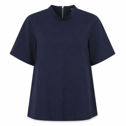 Womens UK Size 8 F&F Blue Basic Blouse