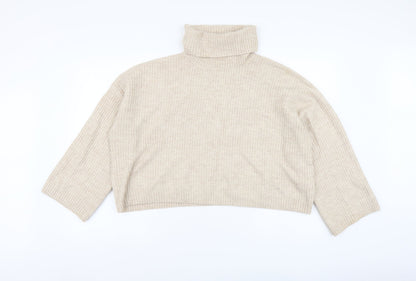Womens UK Size L Urban Bliss Beige Pullover Jumper