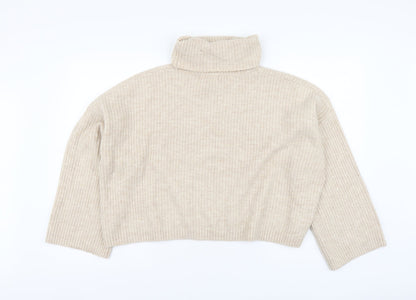 Womens UK Size L Urban Bliss Beige Pullover Jumper