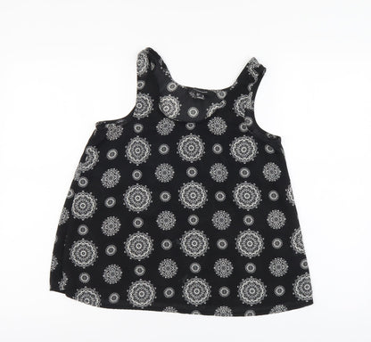Womens UK Size 6 Atmosphere Black Basic Tank