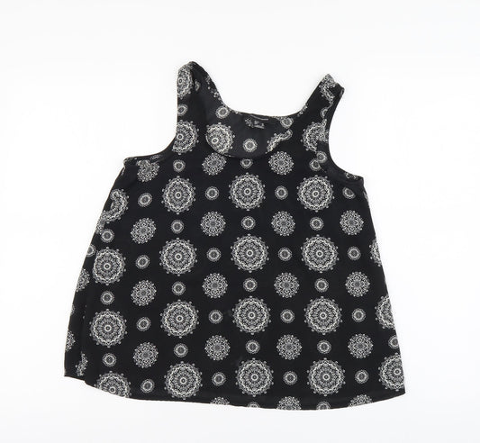Womens UK Size 6 Atmosphere Black Basic Tank