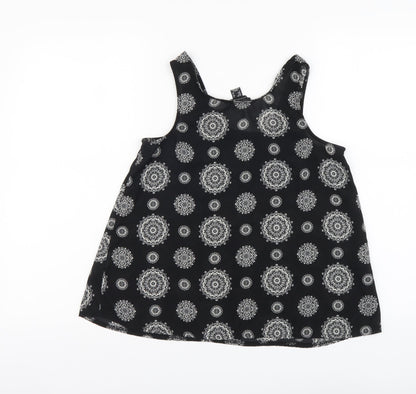 Womens UK Size 6 Atmosphere Black Basic Tank