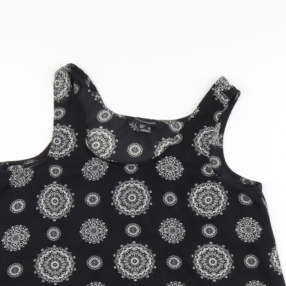 Womens UK Size 6 Atmosphere Black Basic Tank