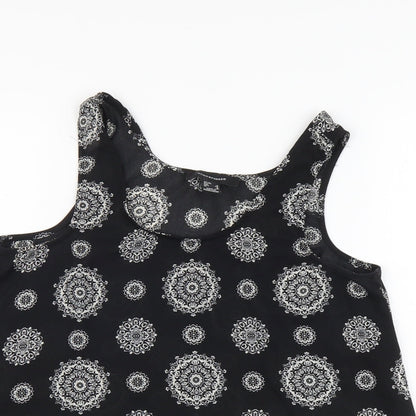 Womens UK Size 6 Atmosphere Black Basic Tank