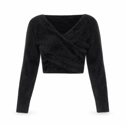 Womens UK Size M SheIn Black Pullover Jumper