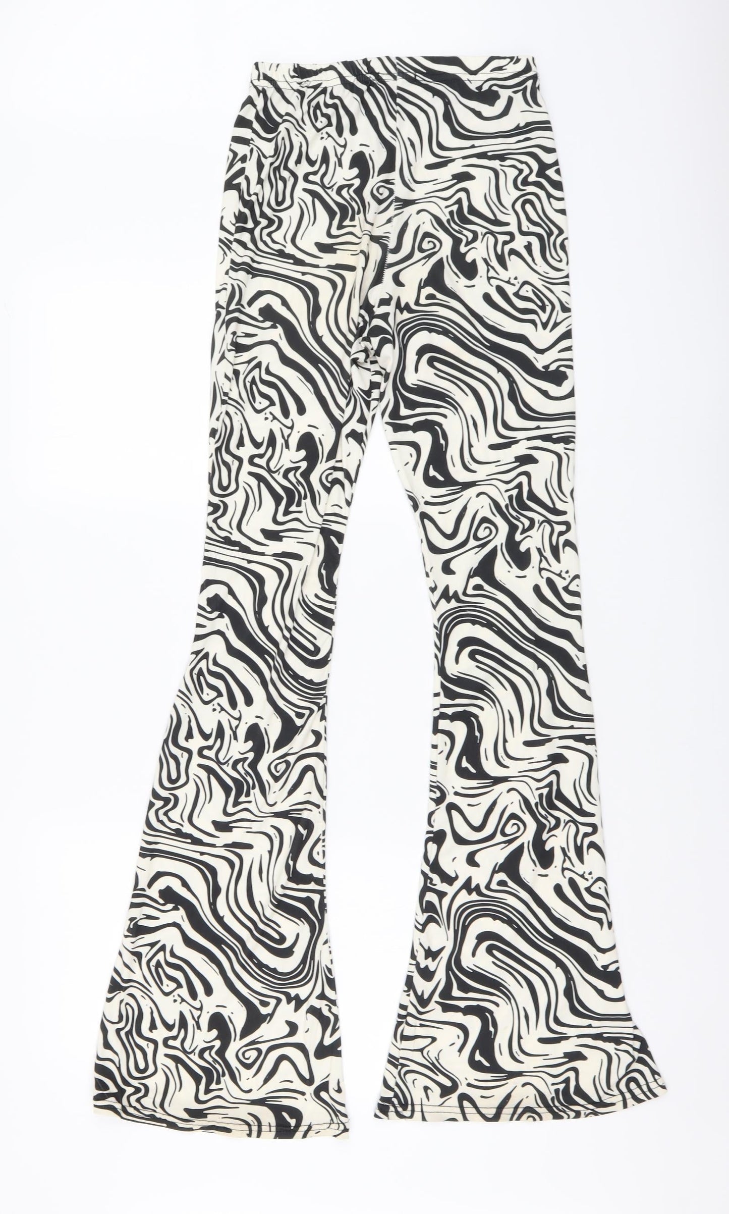 Womens UK Size 6 Nasty Gal Regular Fit  Black Trousers