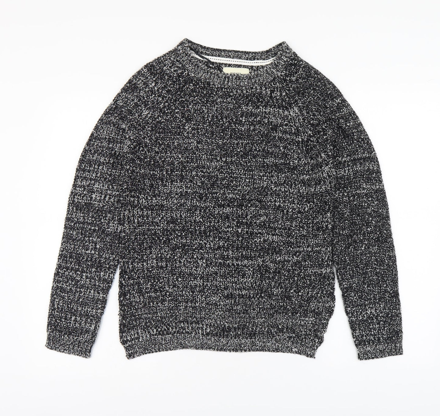 Womens UK Size S Papaya Black Pullover Jumper