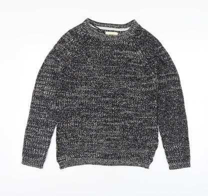Womens UK Size S Papaya Black Pullover Jumper