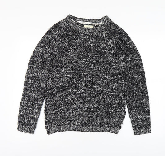 Womens UK Size S Papaya Black Pullover Jumper