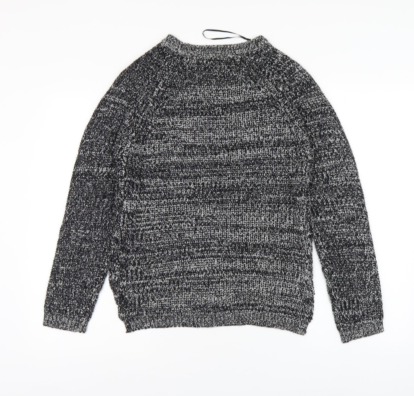 Womens UK Size S Papaya Black Pullover Jumper