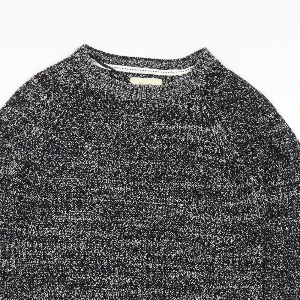 Womens UK Size S Papaya Black Pullover Jumper