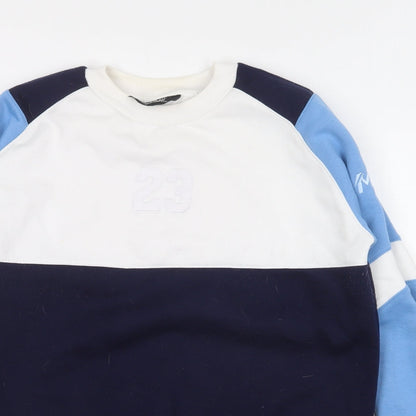 Womens UK Size M Move Merchandise Blue Pullover Sweatshirt
