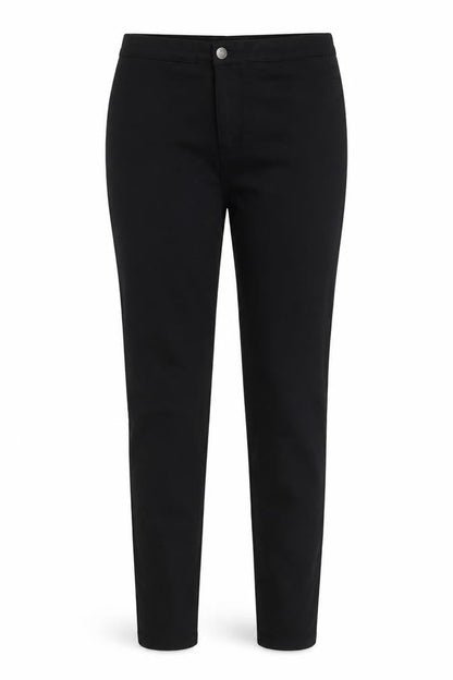 Womens UK Size 10 Denim & Co. Regular Fit Skinny Black Jeans