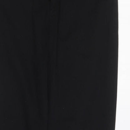 Denim & Co. Womens Black Polyester Skinny Jeans Size 10 L31 in Regular Button