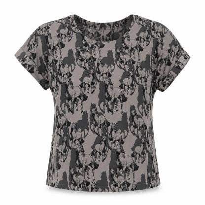 Womens UK Size XS VERO MODA Grey Basic Blouse