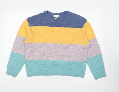 Womens UK Size S H&M Multicoloured Pullover Jumper
