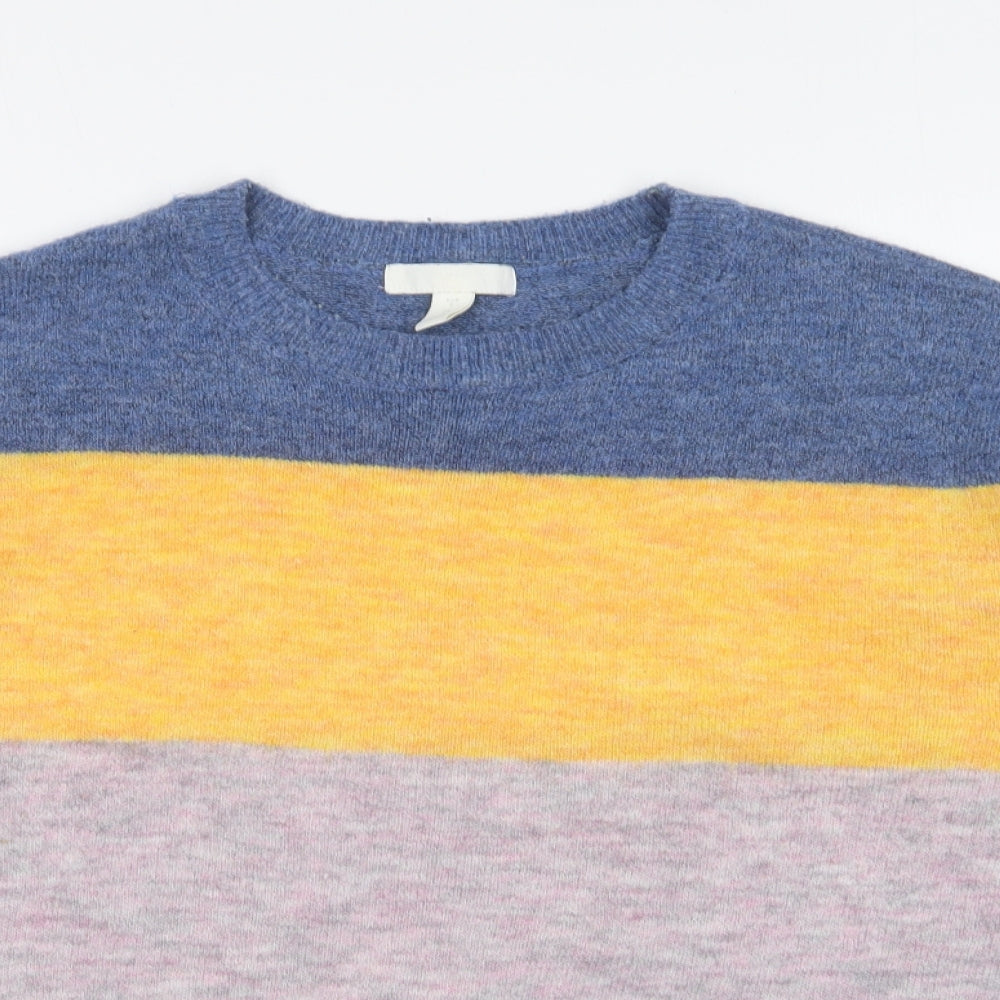 Womens UK Size S H&M Multicoloured Pullover Jumper