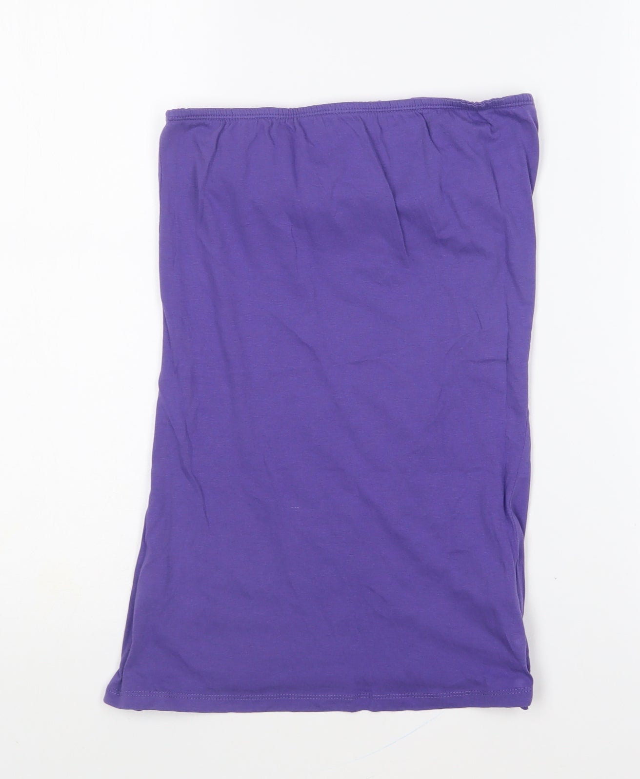 Womens UK Size 10 New Look Purple Basic T-Shirt