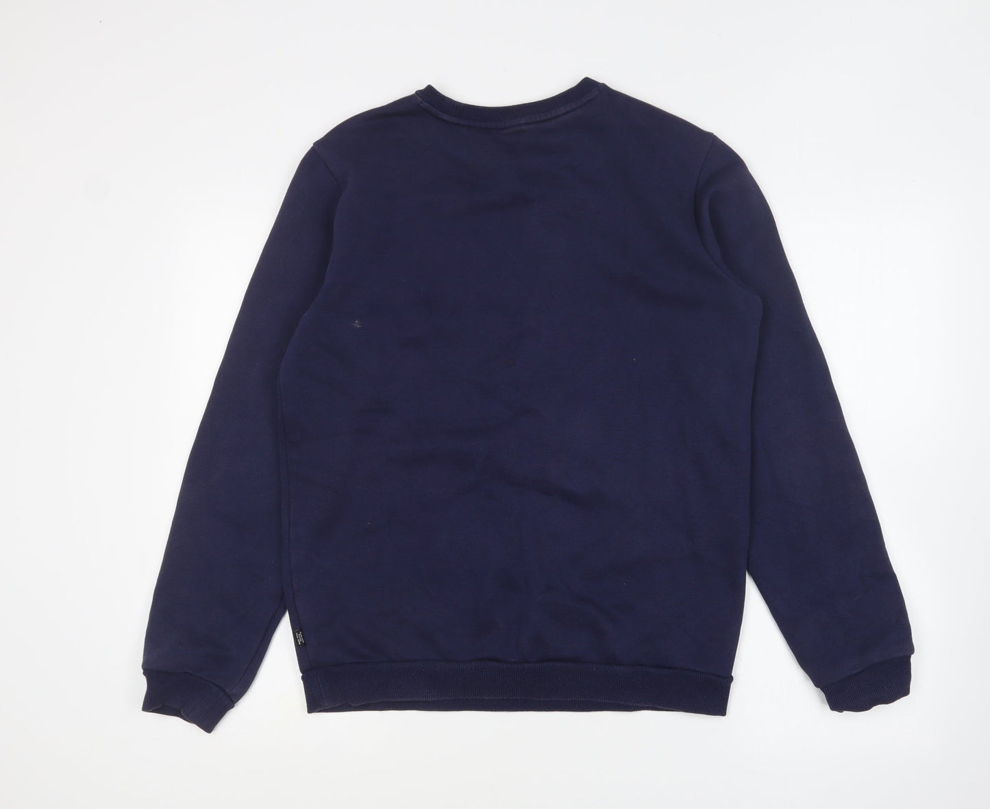 PUMA Womens Blue Cotton Pullover Sweatshirt Size 3XL Pullover