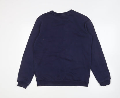 PUMA Womens Blue Cotton Pullover Sweatshirt Size 3XL Pullover