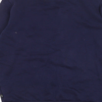 PUMA Womens Blue Cotton Pullover Sweatshirt Size 3XL Pullover