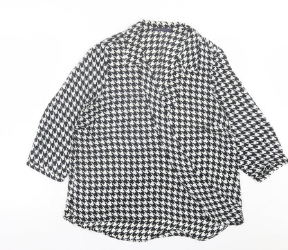 Womens UK Size 14 Marks and Spencer Black Basic Blouse