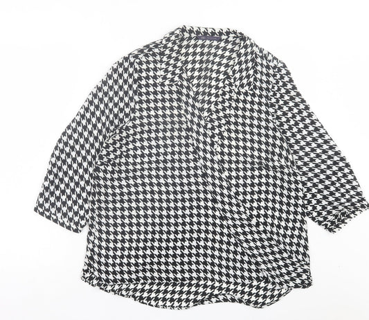 Womens UK Size 14 Marks and Spencer Black Basic Blouse