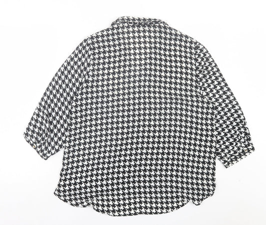 Womens UK Size 14 Marks and Spencer Black Basic Blouse