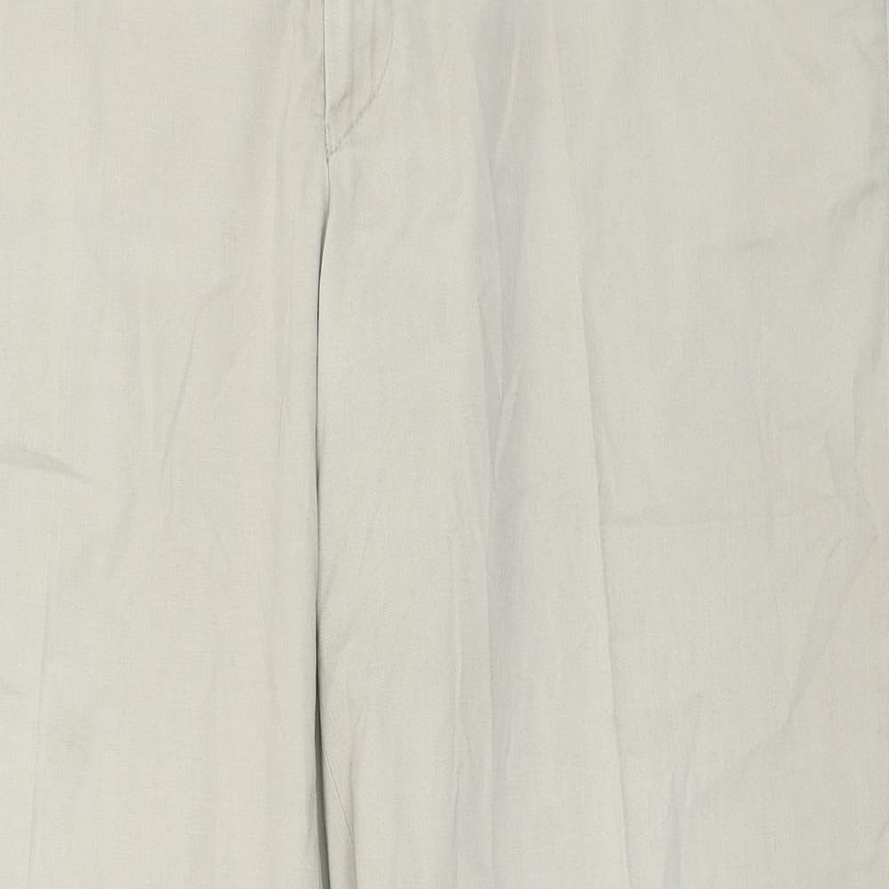 Womens UK Size 40 in Marks and Spencer Regular Fit Chino Beige Trousers