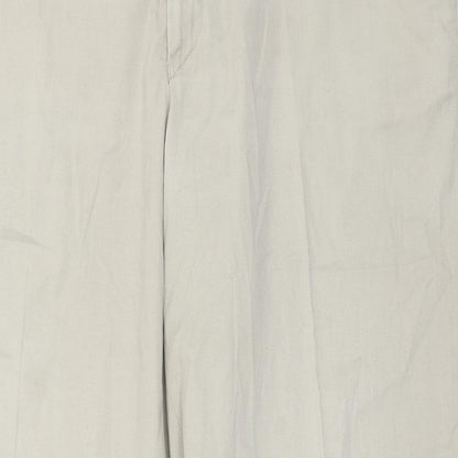 Womens UK Size 40 in Marks and Spencer Regular Fit Chino Beige Trousers