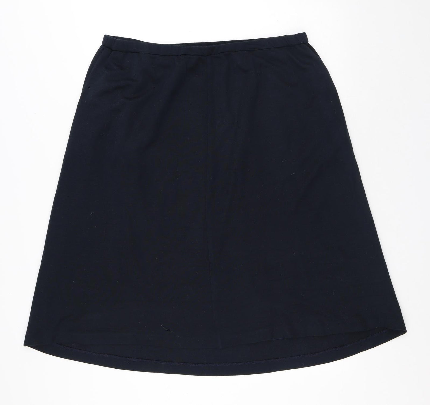 Carr Westley Womens Blue Acrylic A-Line Skirt Size 24