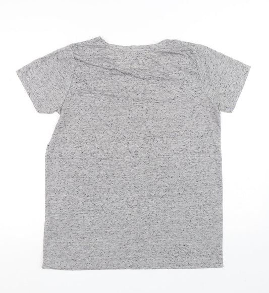 Womens UK Size 12 Atmosphere Grey Basic T-Shirt