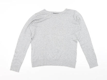 Womens UK Size 12 Atmosphere Grey Pullover Jumper
