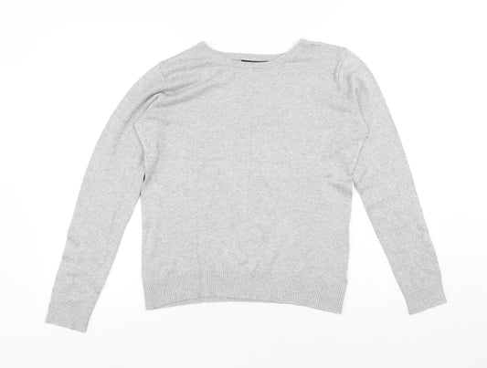 Womens UK Size 12 Atmosphere Grey Pullover Jumper