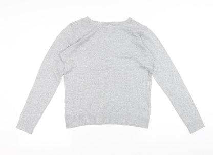 Womens UK Size 12 Atmosphere Grey Pullover Jumper