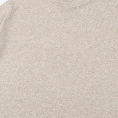 Primark Womens Beige Round Neck Polyester Pullover Jumper Size 6