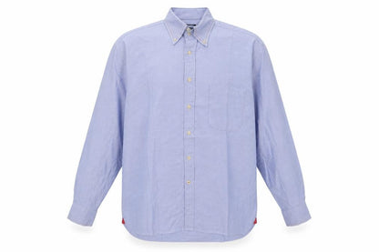 Mens UK Size 16.5 Code Blue  Button-Up Long Sleeve Casual Shirt