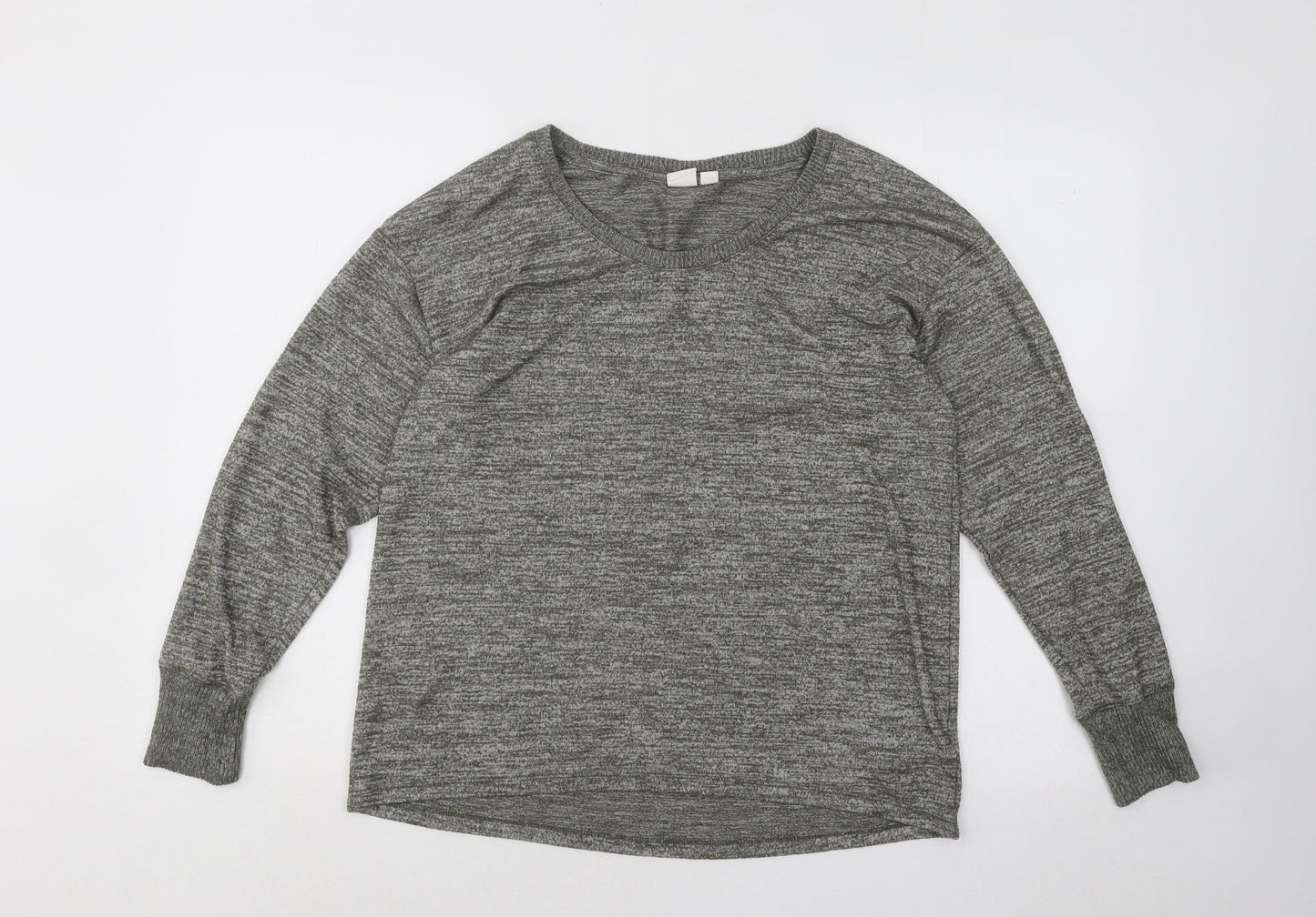 Gap Womens Green Scoop Neck Polyester Pullover Jumper Size M