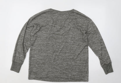 Gap Womens Green Scoop Neck Polyester Pullover Jumper Size M