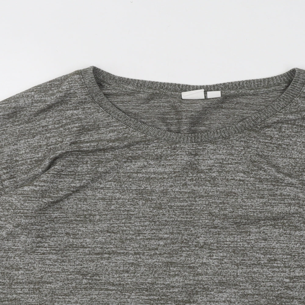 Gap Womens Green Scoop Neck Polyester Pullover Jumper Size M