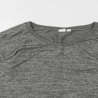 Gap Womens Green Scoop Neck Polyester Pullover Jumper Size M