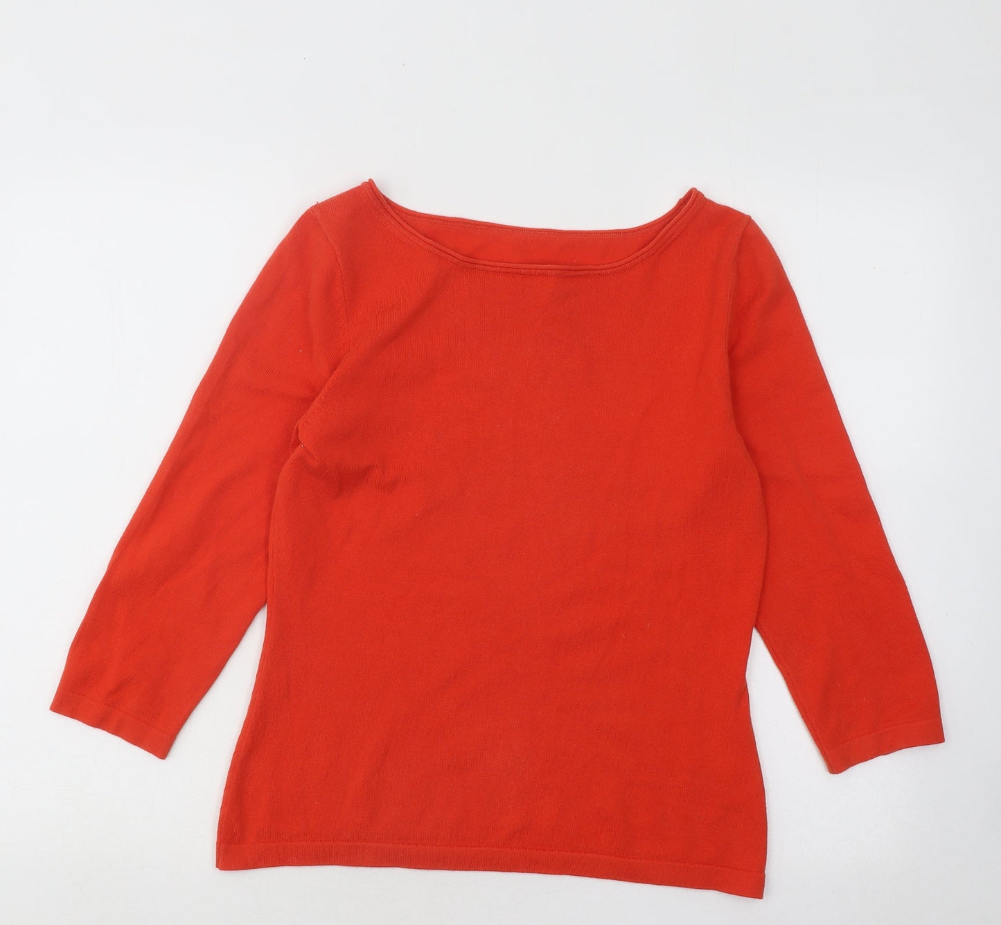 Womens UK Size 8 Preworn Red Pullover Jumper
