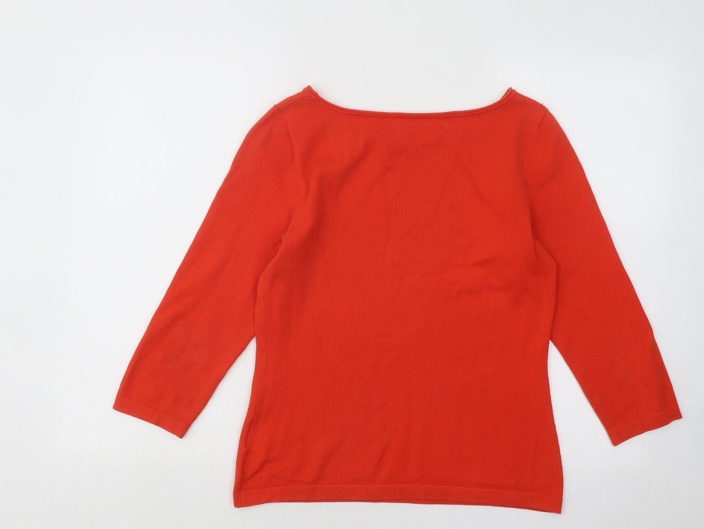 Womens UK Size 8 Preworn Red Pullover Jumper