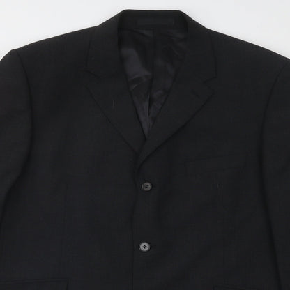 Urban Resistance Mens Black Polyester Jacket Suit Jacket Size 44