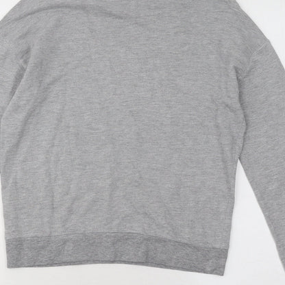 Womens UK Size XS Divided by H&M Grey Pullover Sweatshirt