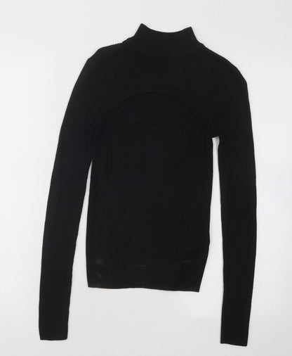 Womens UK Size XS Divided by H&M Black Pullover Jumper