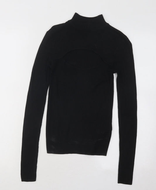 Womens UK Size XS Divided by H&M Black Pullover Jumper