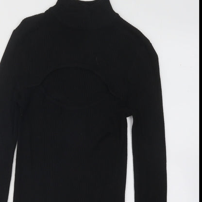Womens UK Size XS Divided by H&M Black Pullover Jumper