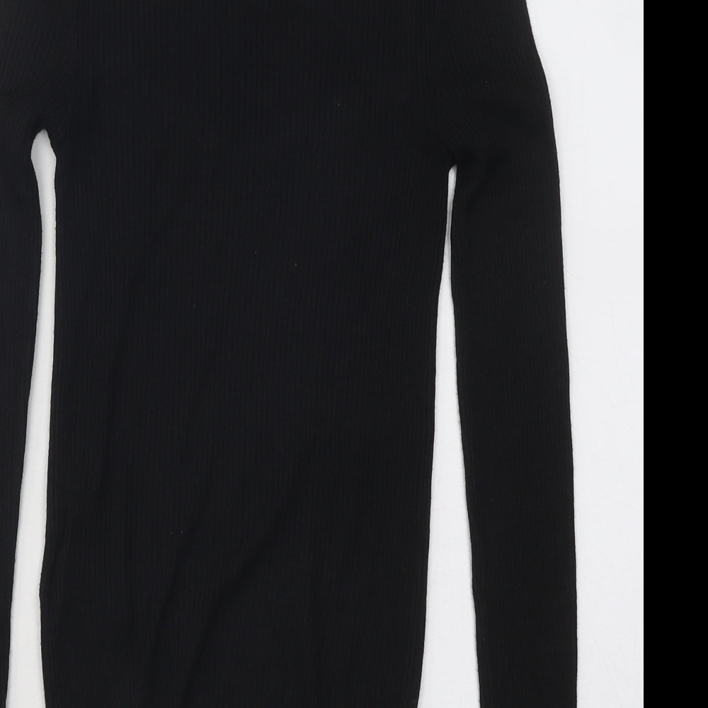 Womens UK Size XS Divided by H&M Black Pullover Jumper