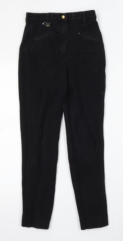 Womens UK Size 26 in Gallop Regular Fit Jogger Black Trousers